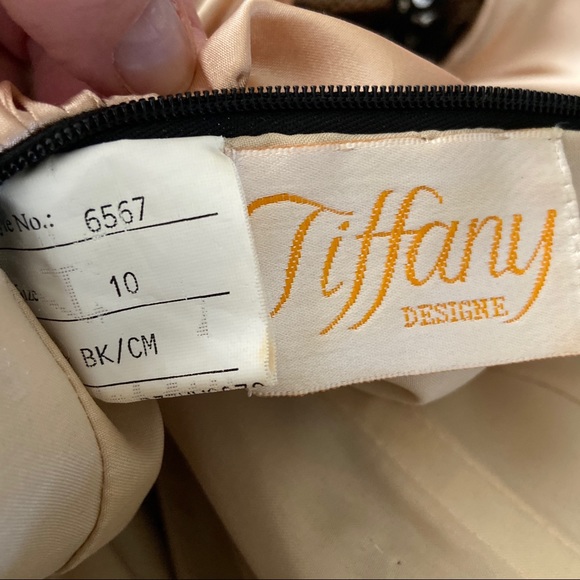 Tiffany Designs formal prom pageant, cocktail gown - Picture 8 of 8